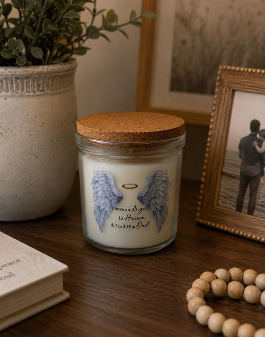 "I Have An Angel In Heaven" Candle