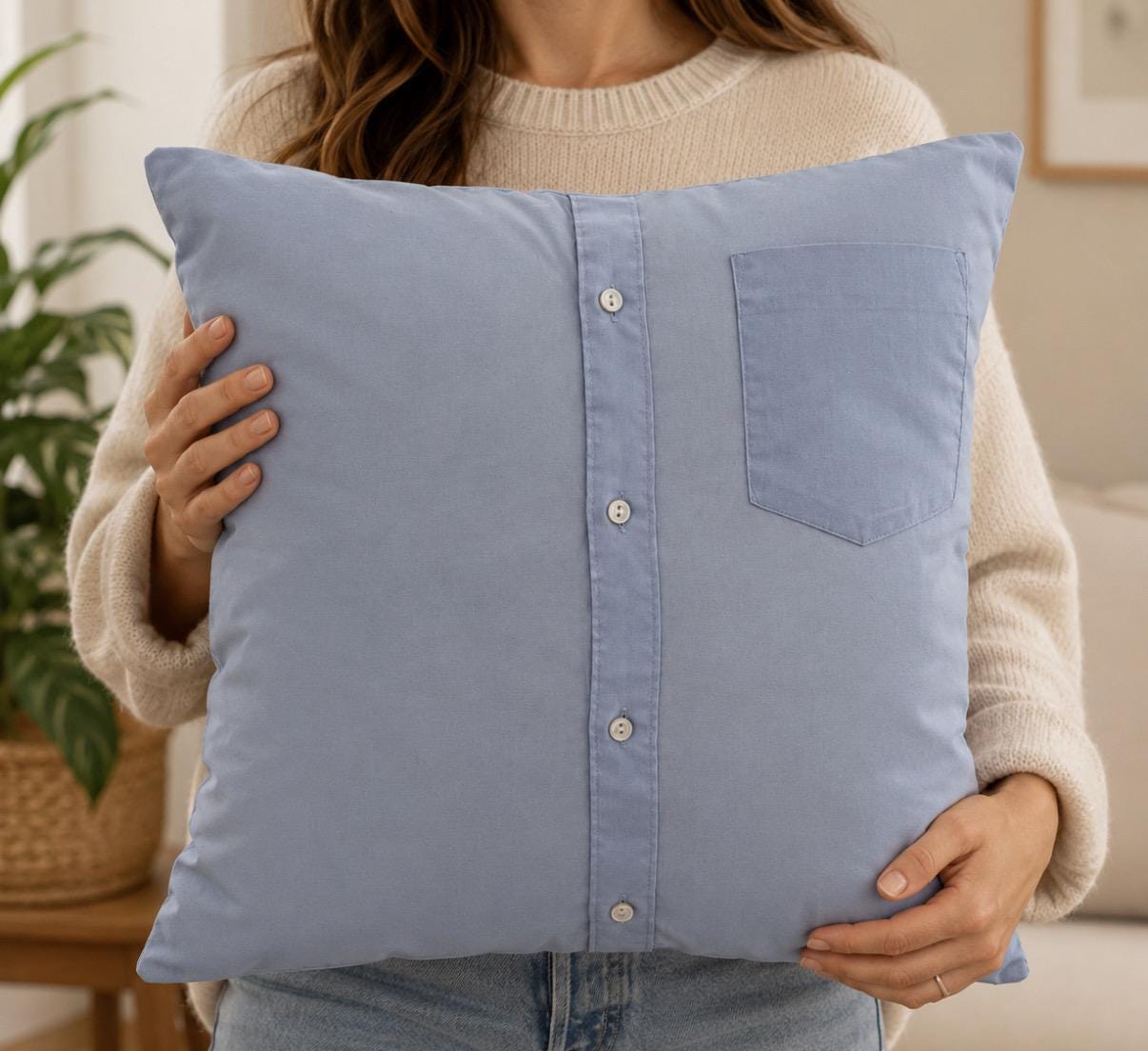 T-Shirt Memory Pillow, Made From Loved One's Clothing